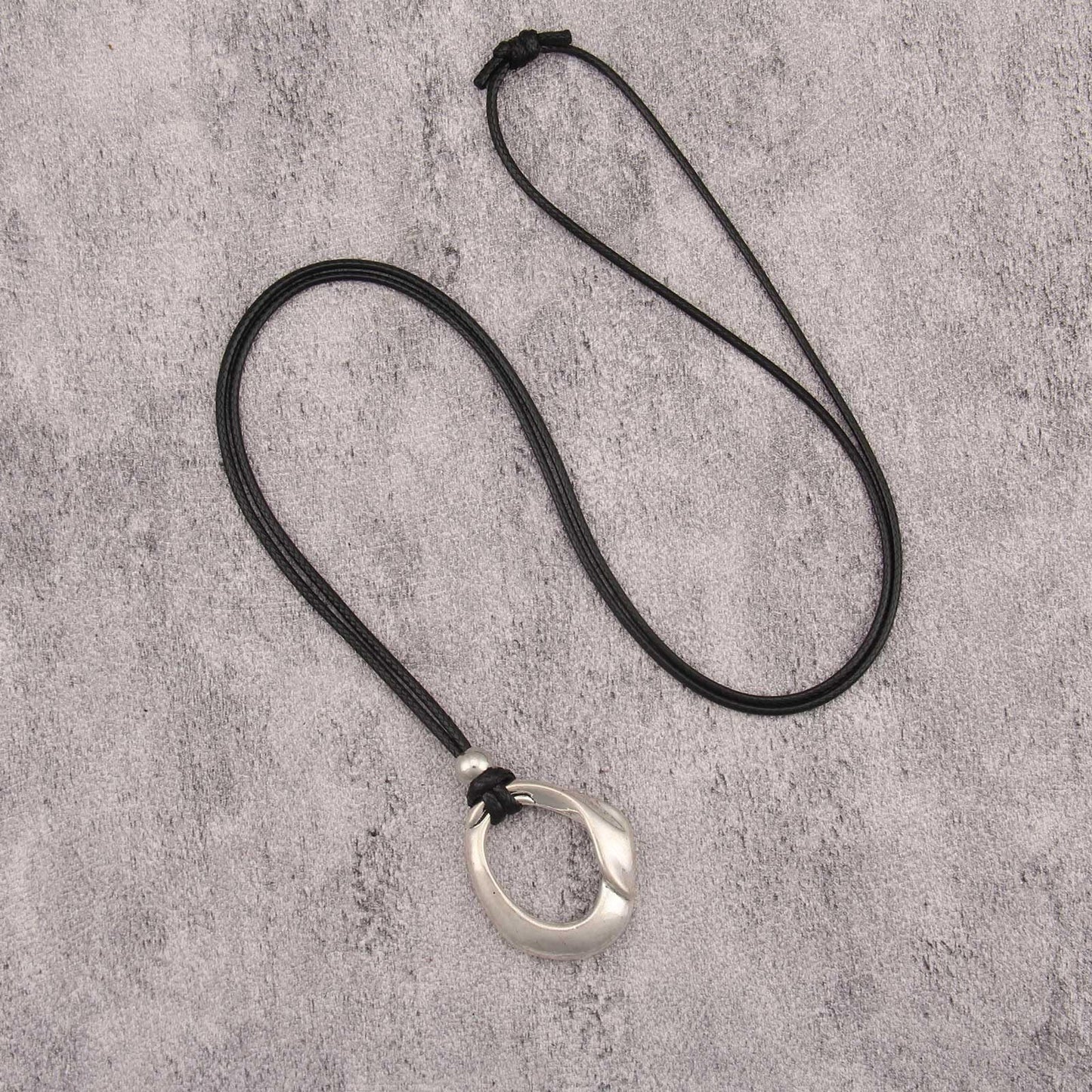 joymiao Chunky Boho Long Necklace for Women Vintage Bohemian Necklaces with Silver Pendant Hippie Choker Jewelry