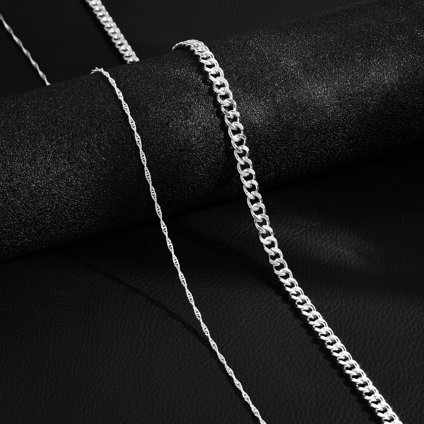 CHESKY Waist Chain for Women, Silver Plated Layered Belly Belt Chains Beach Waist Chain Waterproof Cuban Body Chain Summer Jewelry Accessories for Women