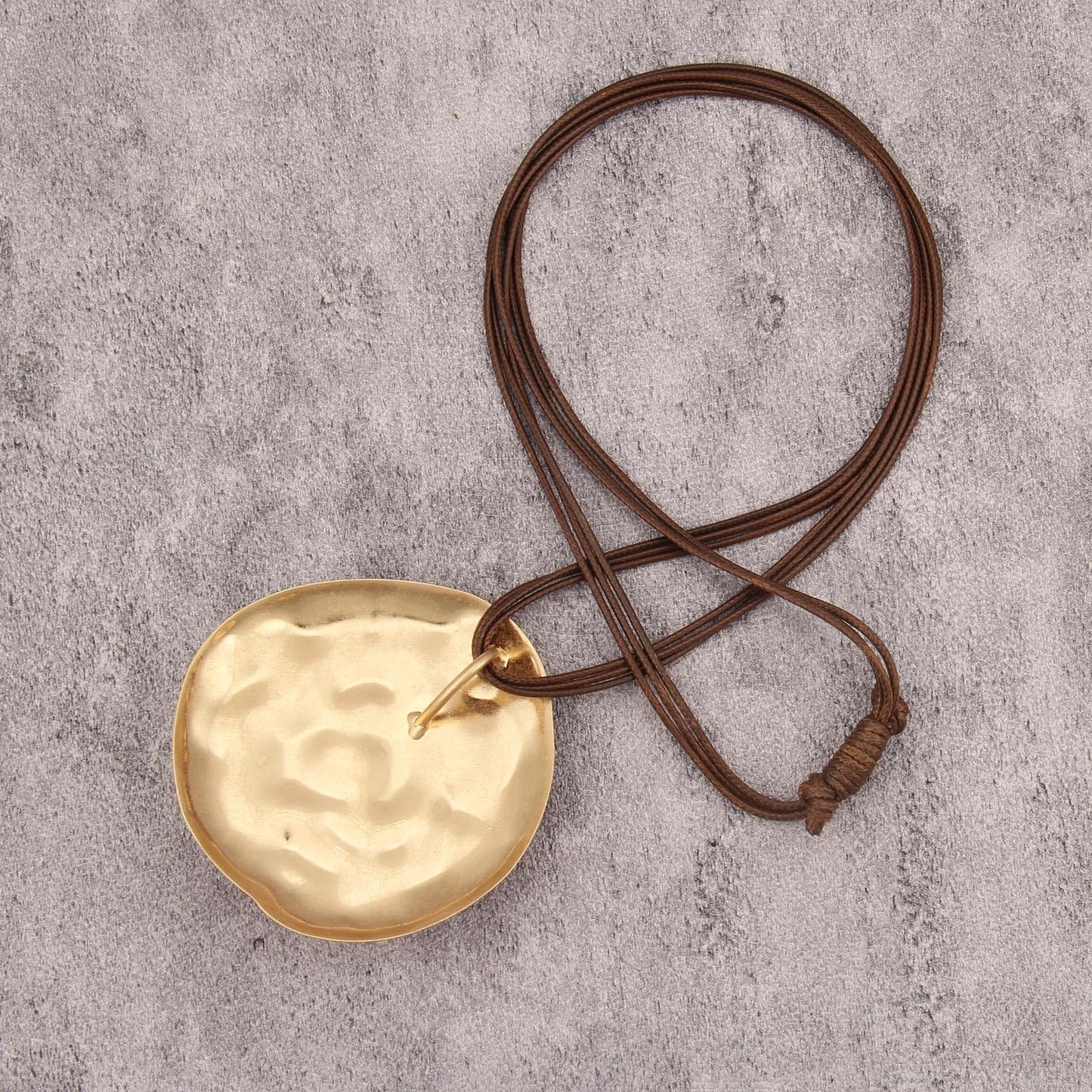 joymiao Long Necklaces for Women Boho Pendant Necklace with Large Pendant Gold Bohemian Statement Necklace Vintage Jewelry