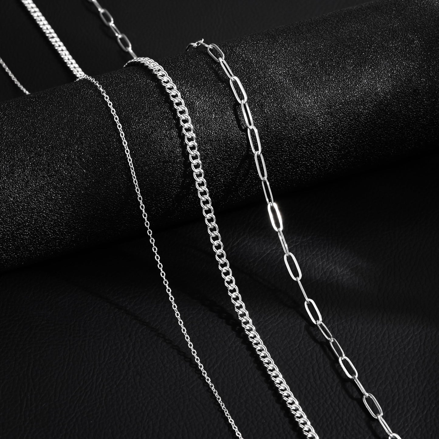 CHESKY Layered Waist Chain for Women, Silver Plated Belly Belt Chains Beach Waist Chain Waterproof Cuban Paperclip Body Chain Summer Jewelry Accessories for Women