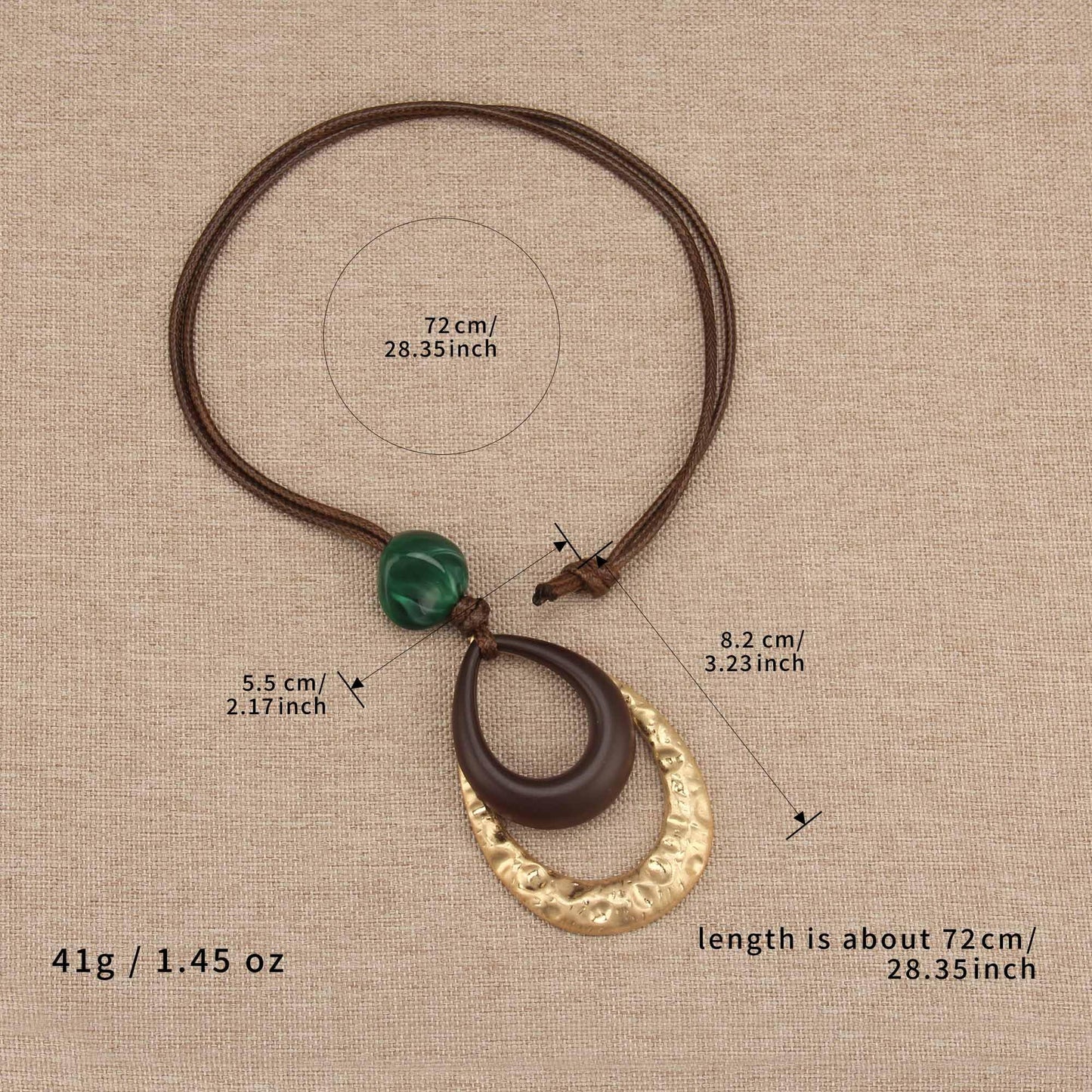 joymiao Boho Necklaces for Women Trendy Gold Statement Necklace Layered Bohemian Vintage Chunky Pendant Necklace Casual Jewelry