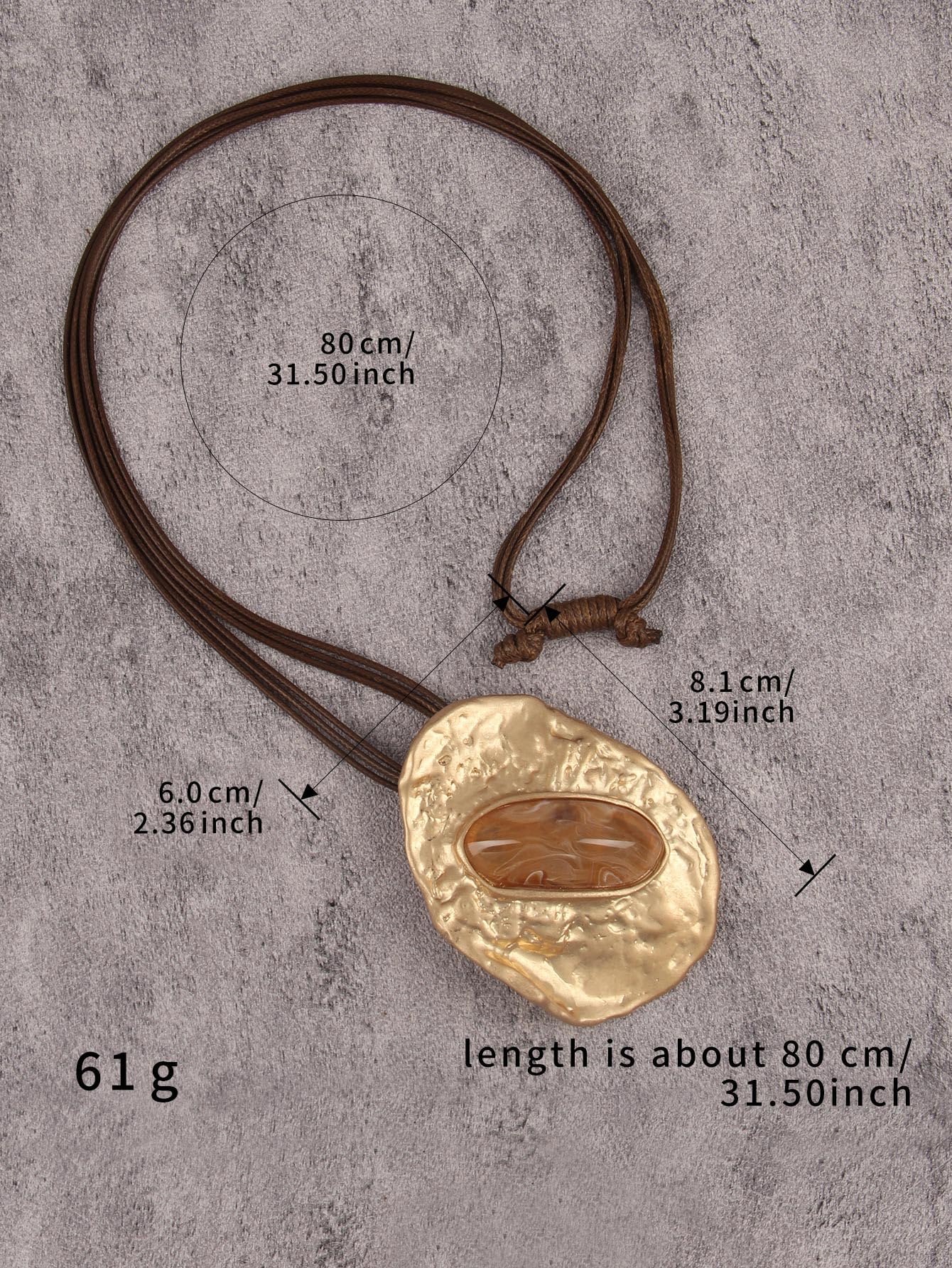 joymiao Bohemian Necklace for Women Chunky Statement Necklace Vintage Pendant Necklaces Hippie Boho Funky Necklaces with Gold Pendant
