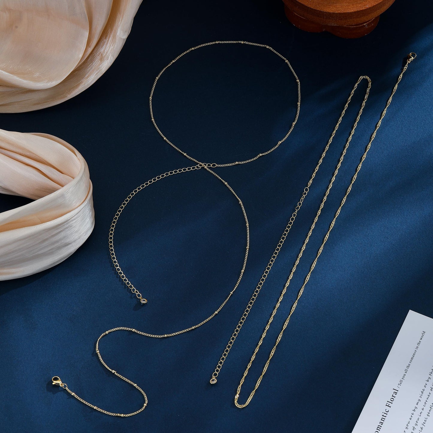 Waist Chain for Women 14K Gold Plated Waist Beads Chains Layered Twist Rope Satellite Link Gold Belly Chain Belly Belt Body Chains Adjustable Sexy Bikini Body Jewelry Daily Belts Gifts for Women