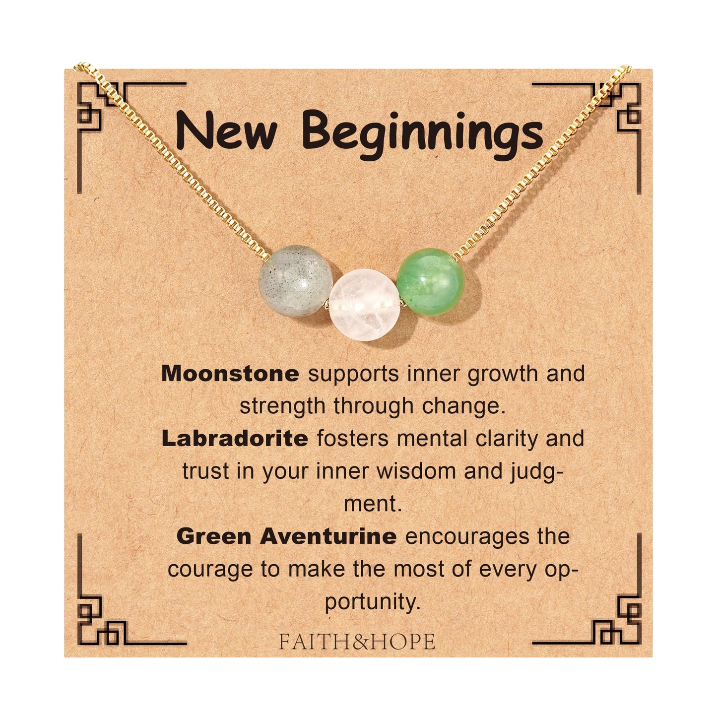 Suarlly Graduation Gifts for Women Moonstone Necklace New Beginnings Graduation Retirement Birthday Good Luck Gifts for Women Momsister Coworkers Friends