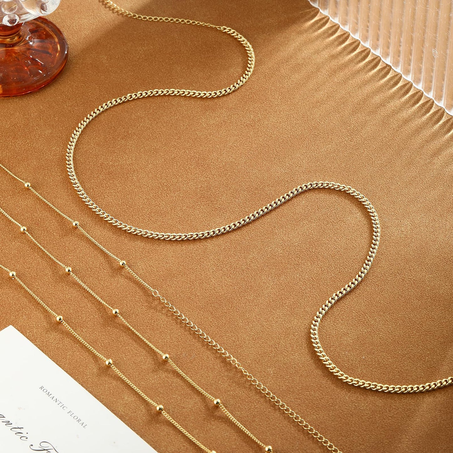 VIROMY Gold Waist Beads Chain for Women Waterproof Belly Chain Cuban Link Body Belt Chain Beach Women's Jewelry