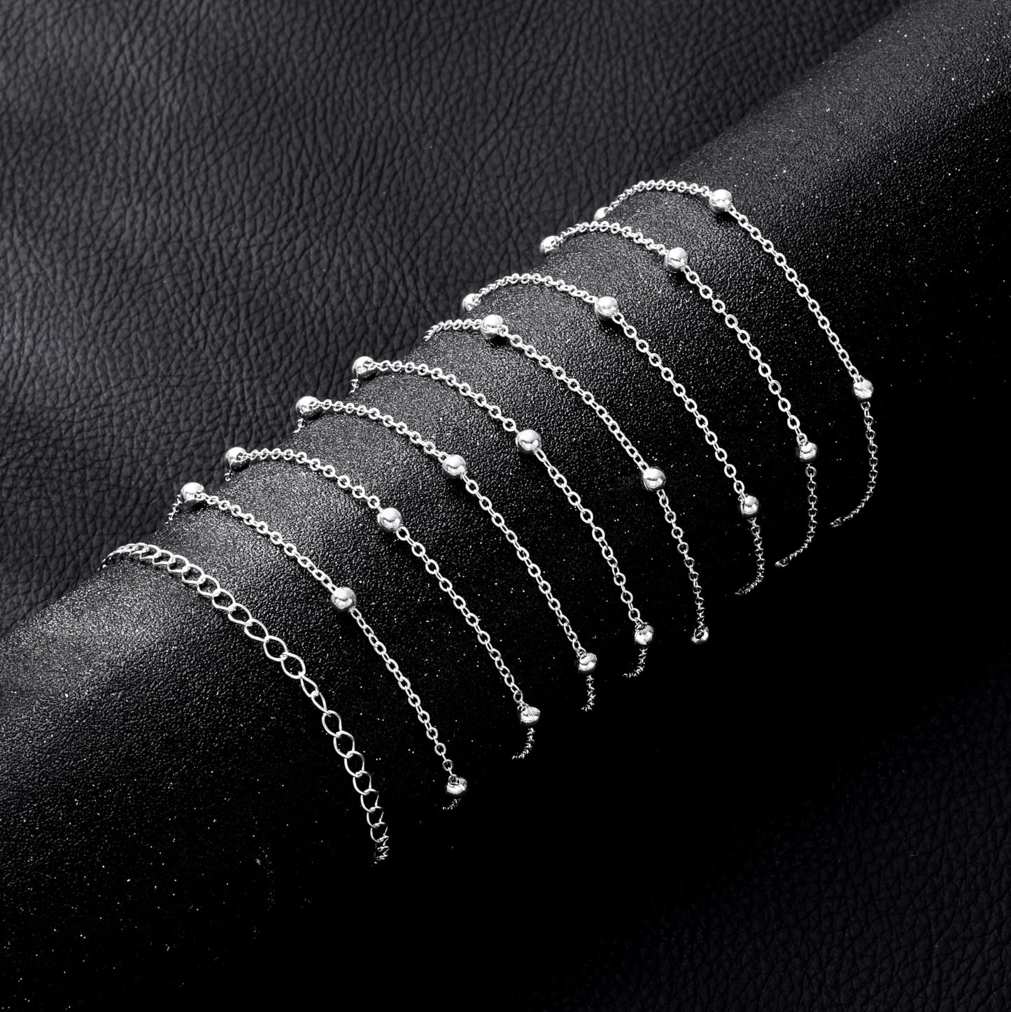 CHESKY Waist Chain for Women, Silver Plated Belly Chain for The Waist Adjustable Waterproof Sexy Bikini Pearl Satellite Chain Non Tarnish Body Chian Jewelry Gifts for Women