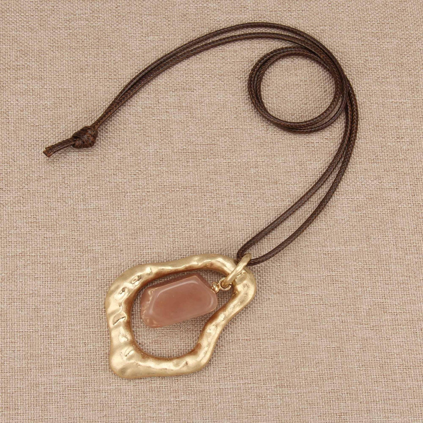 joymiao Statement Long Necklace Women Bohemian Vintage Boho Necklaces Chunky Necklaces with Resin Stone Hippie Trendy Jewelry