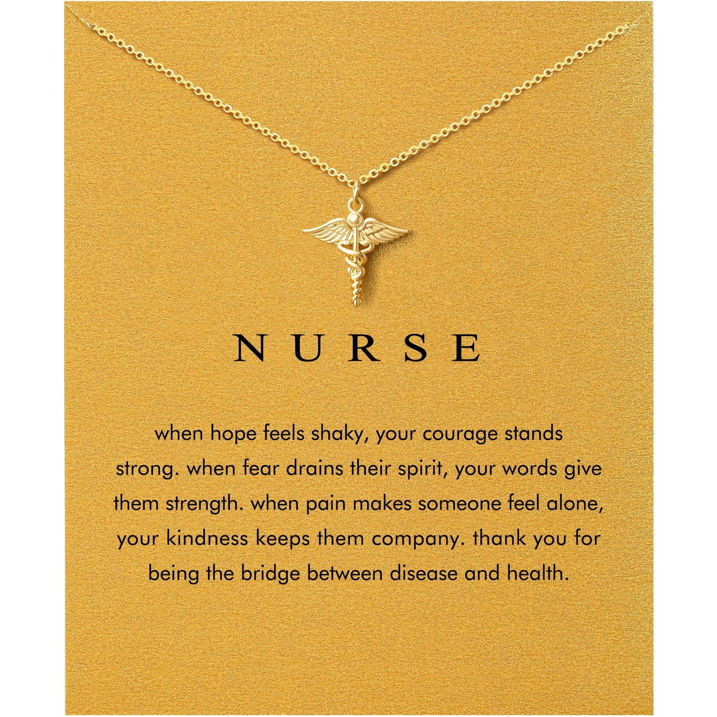Baydurcan Nurse Gifts for Women Necklace Gifts for Nurses Nurse necklaces for women (Nurses)