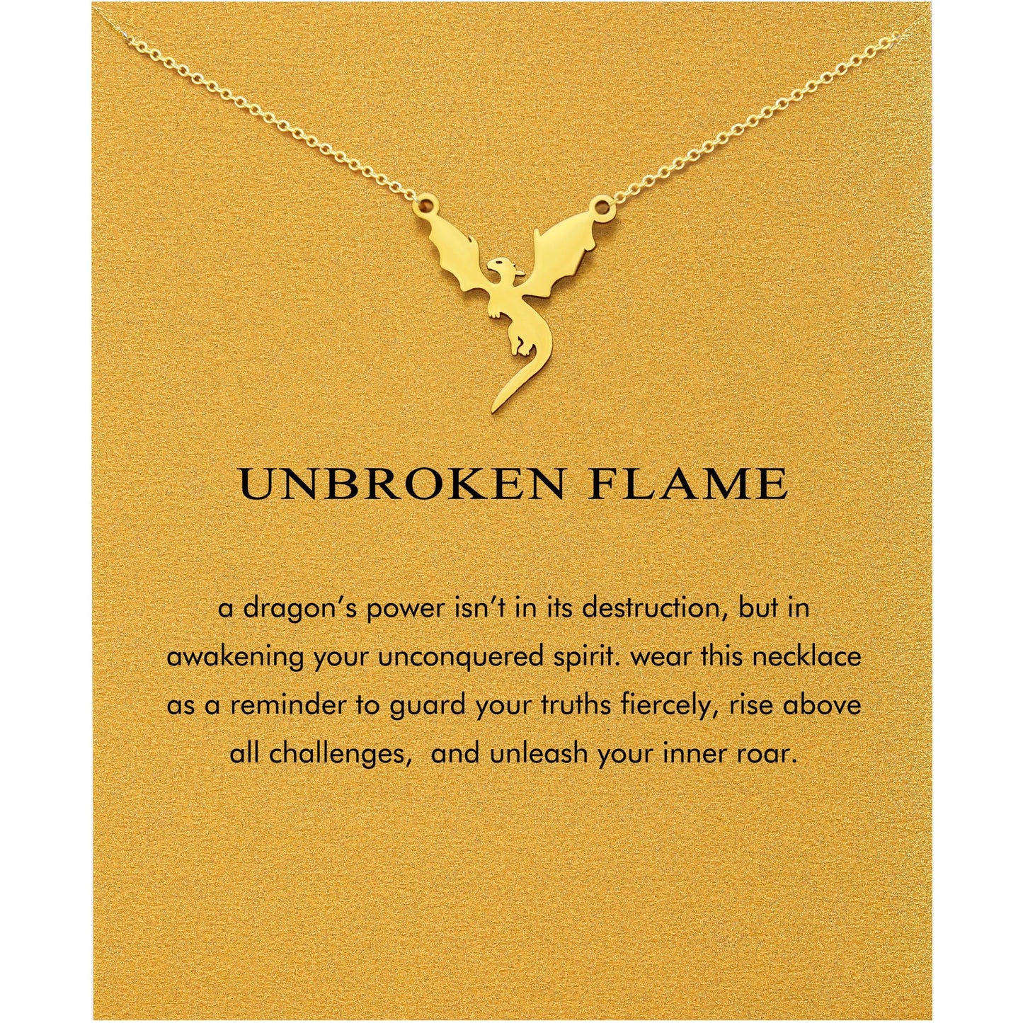 Baydurcan Dragon Necklace for Women Inspirational Gifts for Women Dragon Jewelry (Dragons)
