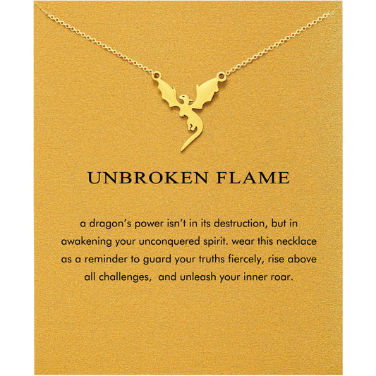 Baydurcan Dragon Necklace for Women Inspirational Gifts for Women Dragon Jewelry (Dragons)
