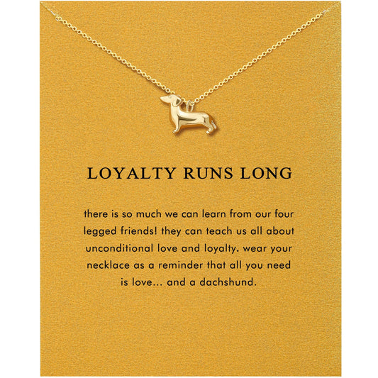OBSUN Dachshund Gifts for Women Wiener Dog Gifts Cute Dachshund Necklace Weenie Dog Accessories for Women (Dachshund)