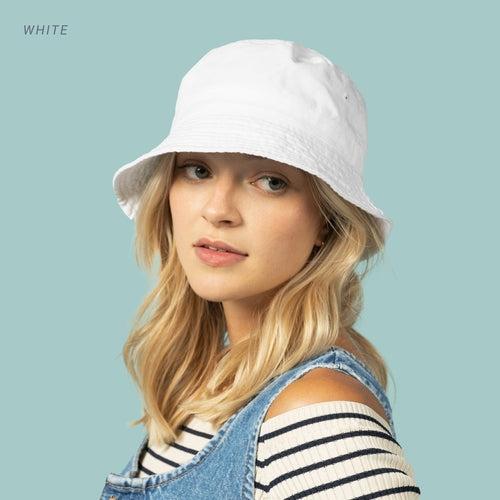 Classic Cotton Bucket Hat for Summer – Lightweight Cotton Sun Hat