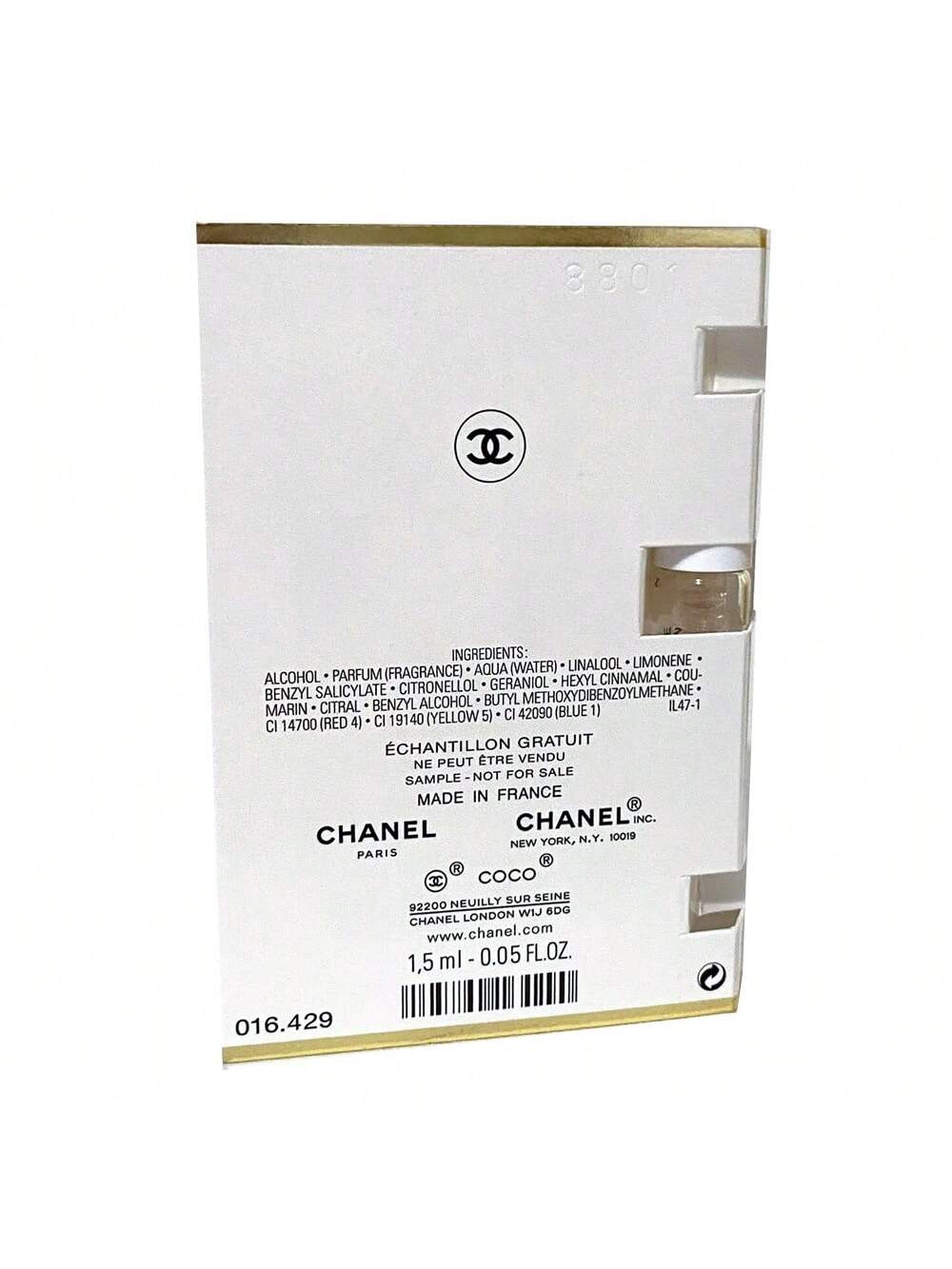 Chanel Coco Mademoiselle Sample Spray