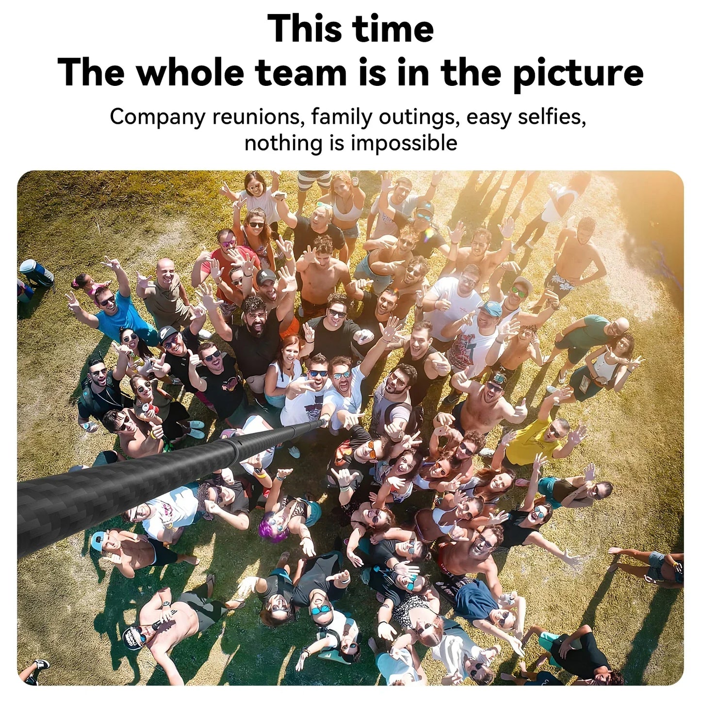 TELESIN Carbon Fiber Selfie Stick