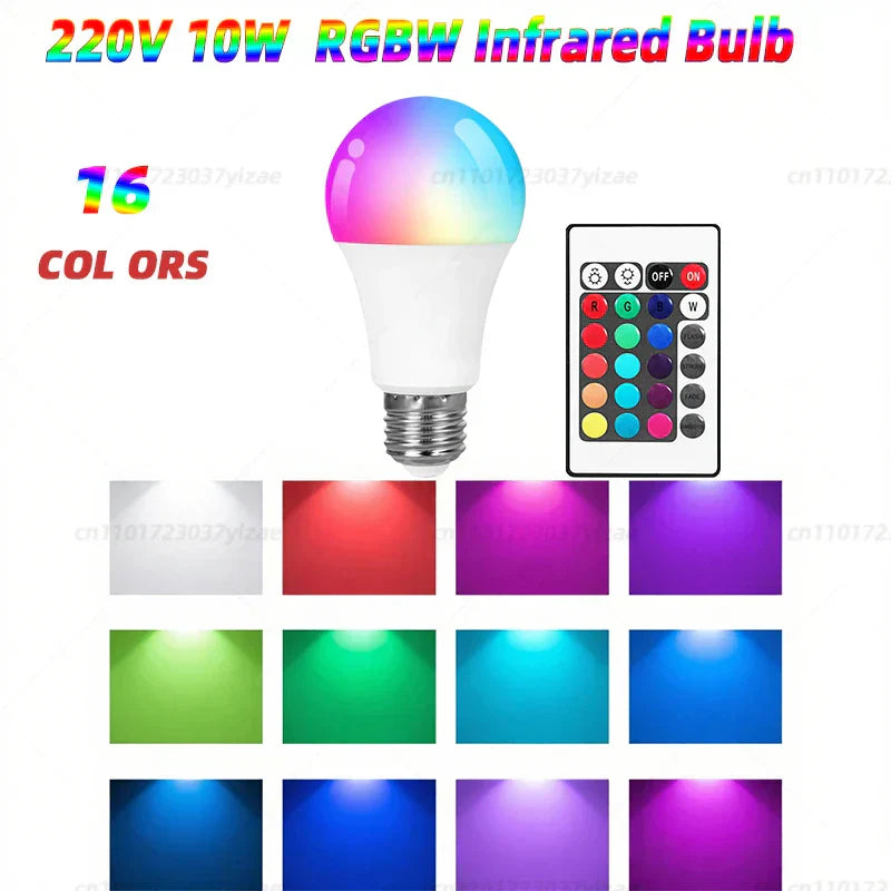RGBW Infrared LED Bulb