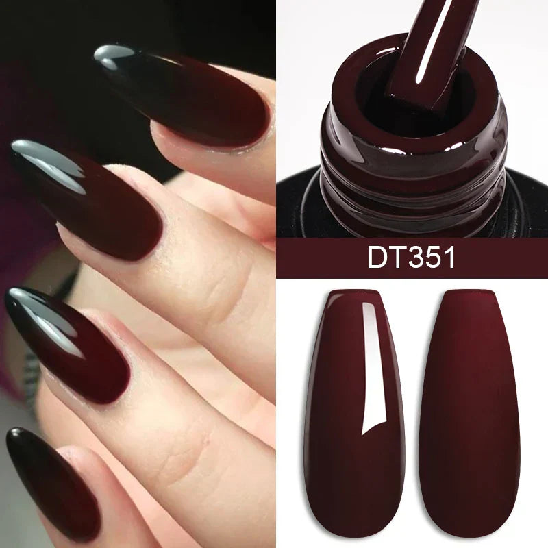 MEET ACROSS Red Gel Polish