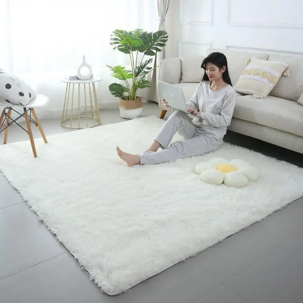 VIKAMA Tie-Dye Plush Carpet
