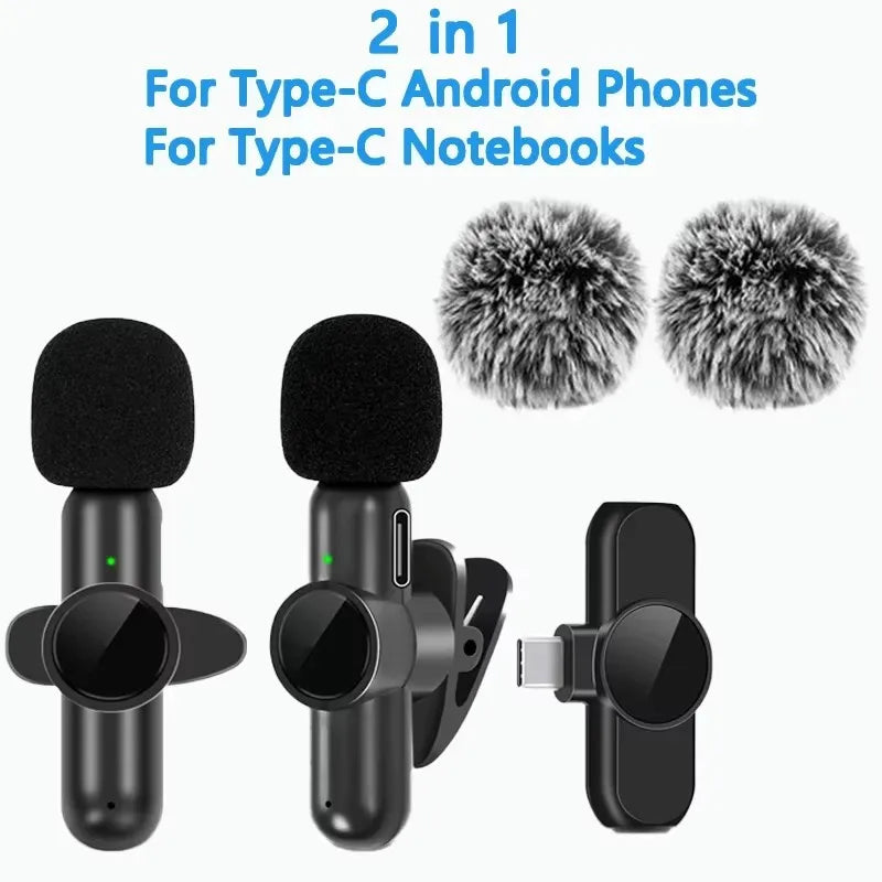 Wireless Lavalier Microphone Mini