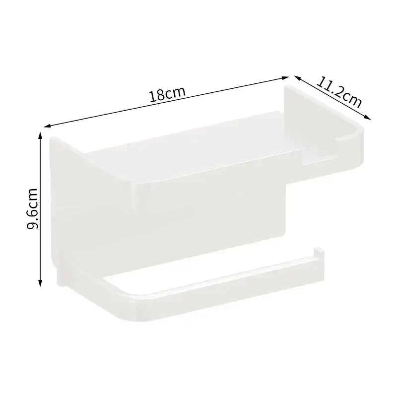 Multi-Functional Toilet Paper Holder