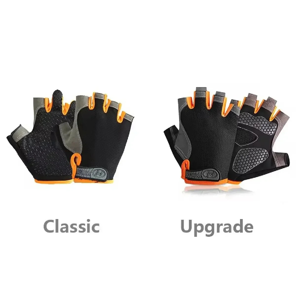 Breathable Fingerless Cycling Gloves