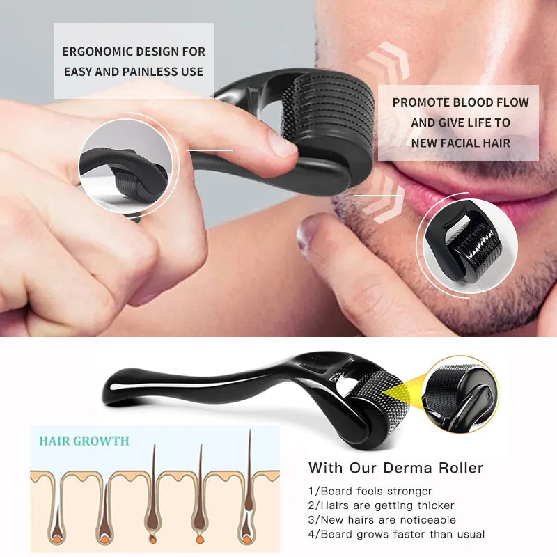 DermaGlow 540-Needle Roller