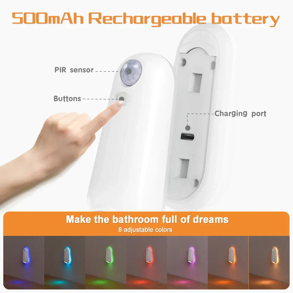 Toilet Motion Sensor Night Light