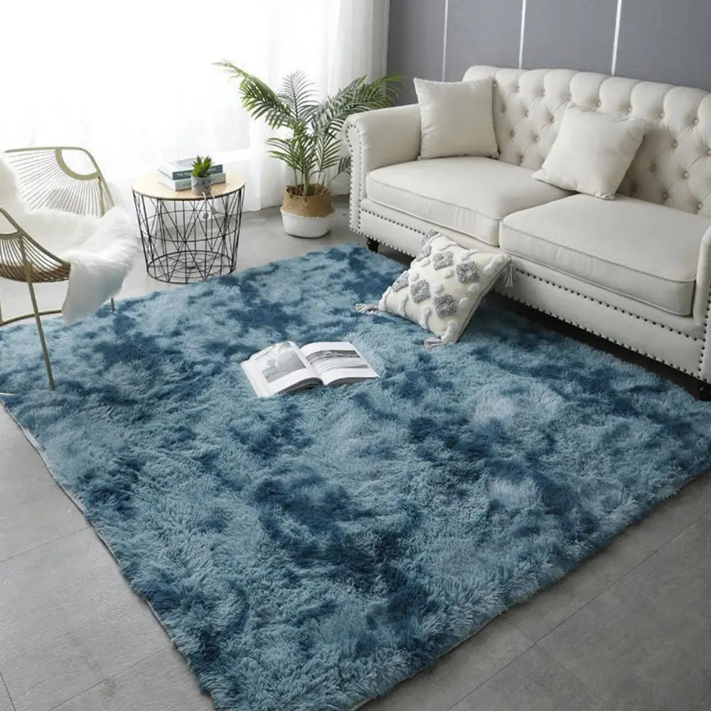 VIKAMA Tie-Dye Plush Carpet