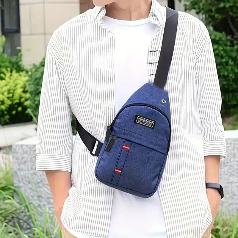 Adjustable Crossbody Oxford Pocket