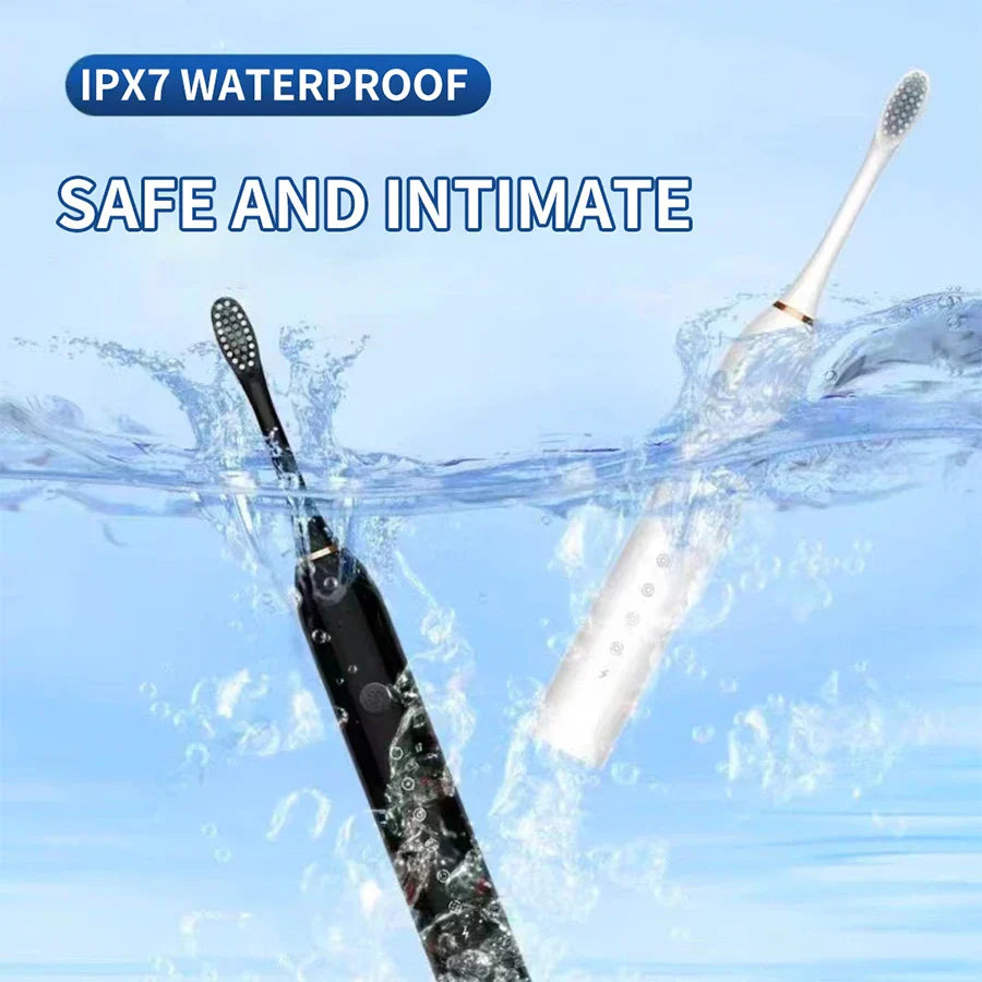Electric Ultrasonic Toothbrush Set