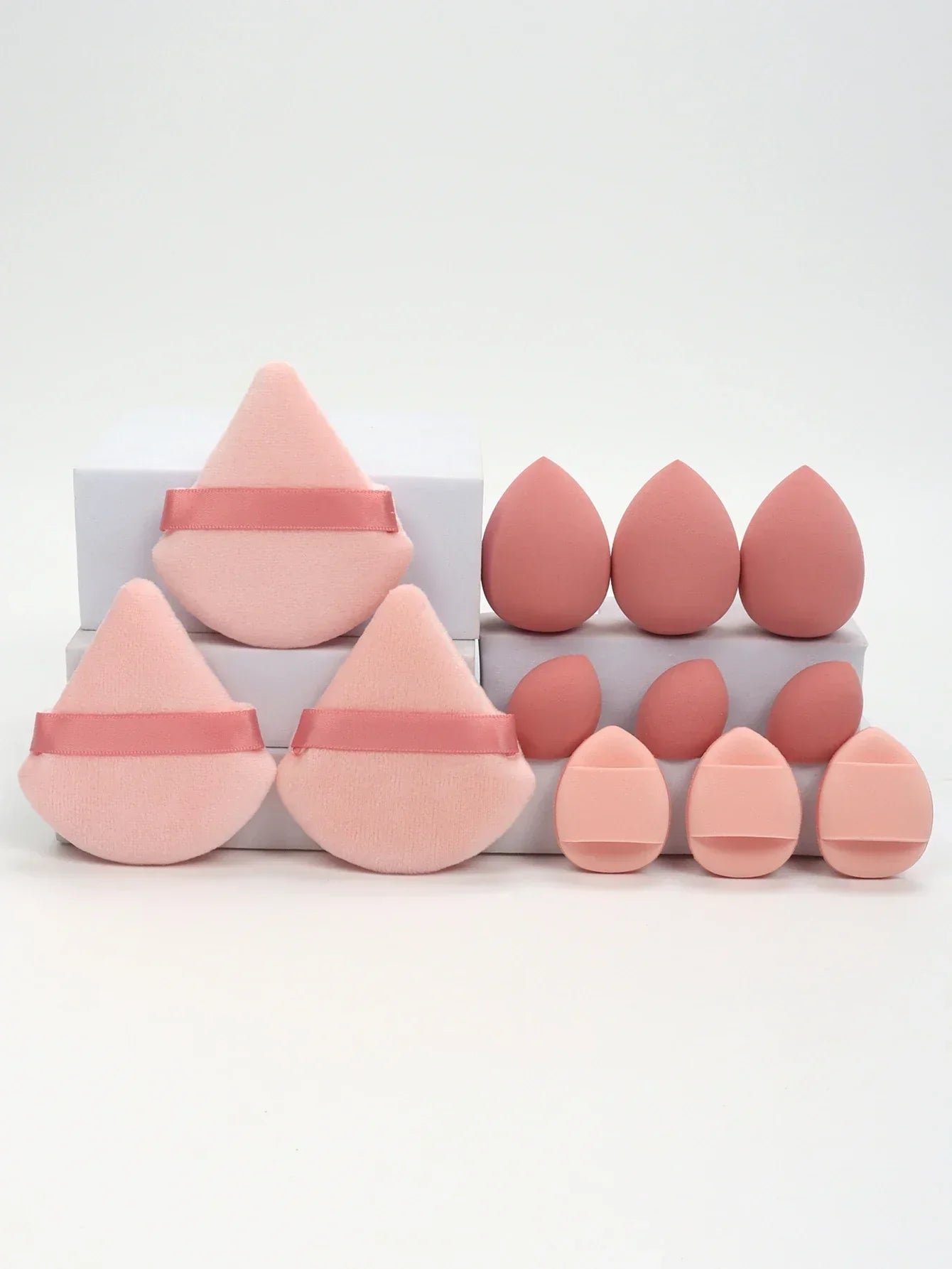 GlamEase 12-Piece Makeup Sponge Set