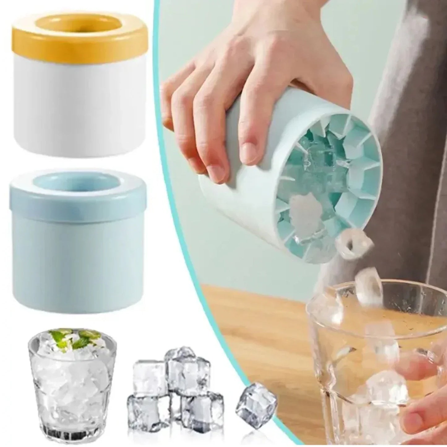 IceFun Silicone Ice Cube Mold