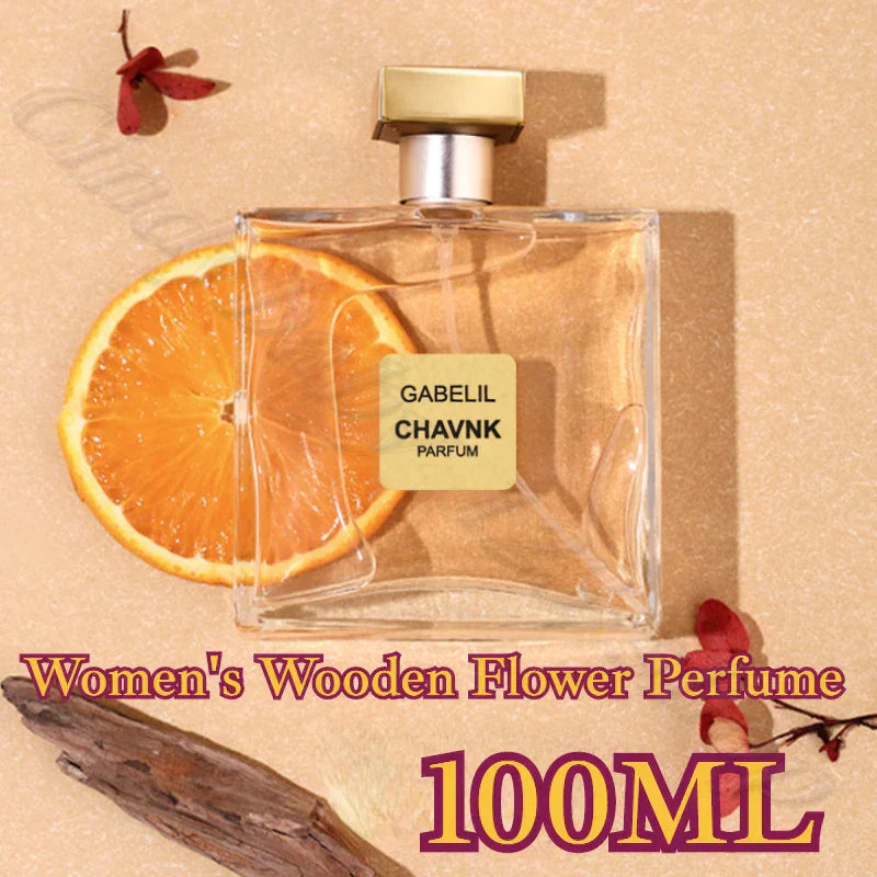 Women's Wooden Floral Perfume