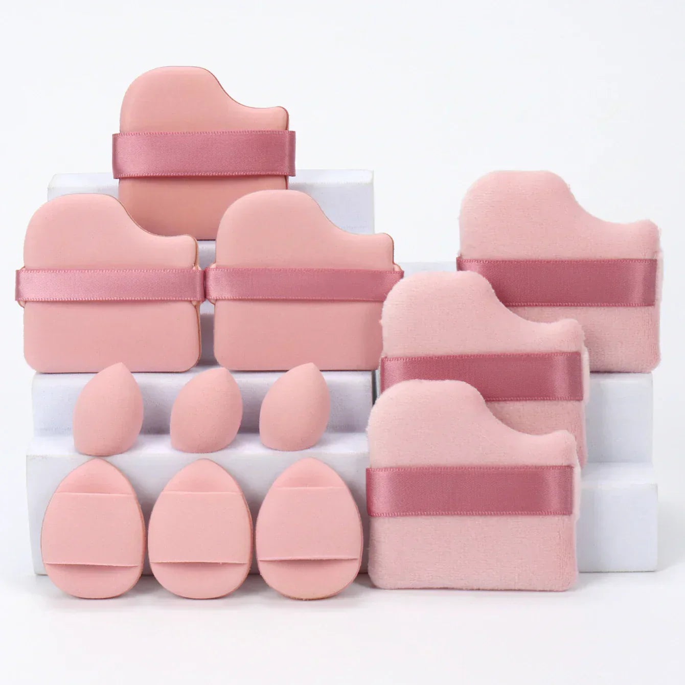 GlamEase 12-Piece Makeup Sponge Set