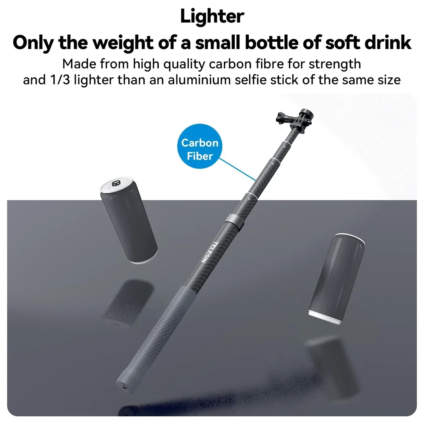 TELESIN Carbon Fiber Selfie Stick
