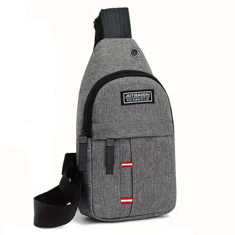 Adjustable Crossbody Oxford Pocket