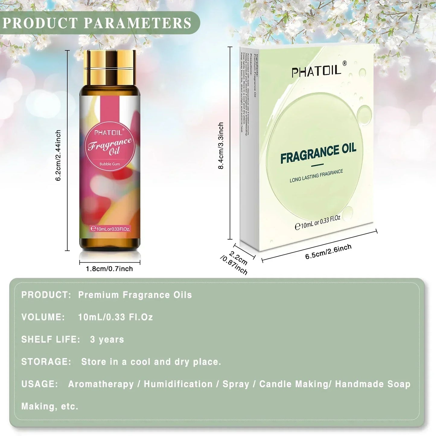 Unisex 10ml Bubble Gum Fragrance Oil