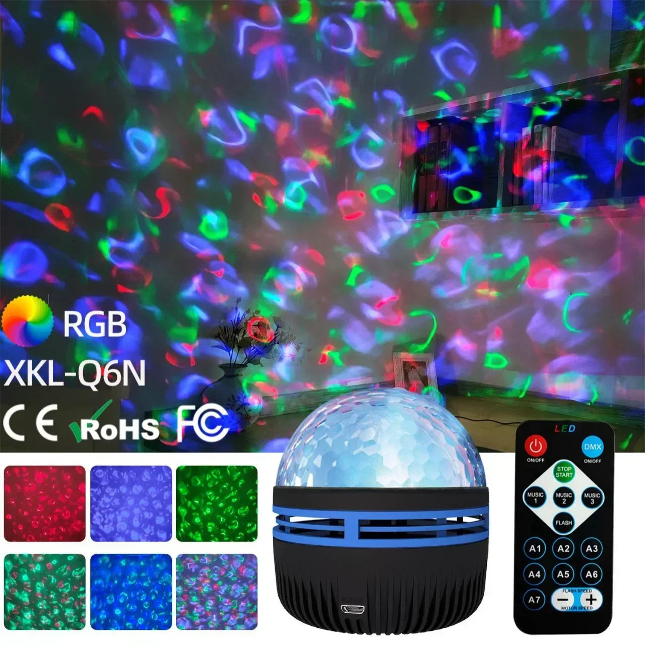 Ocean Wave Projector with Remote