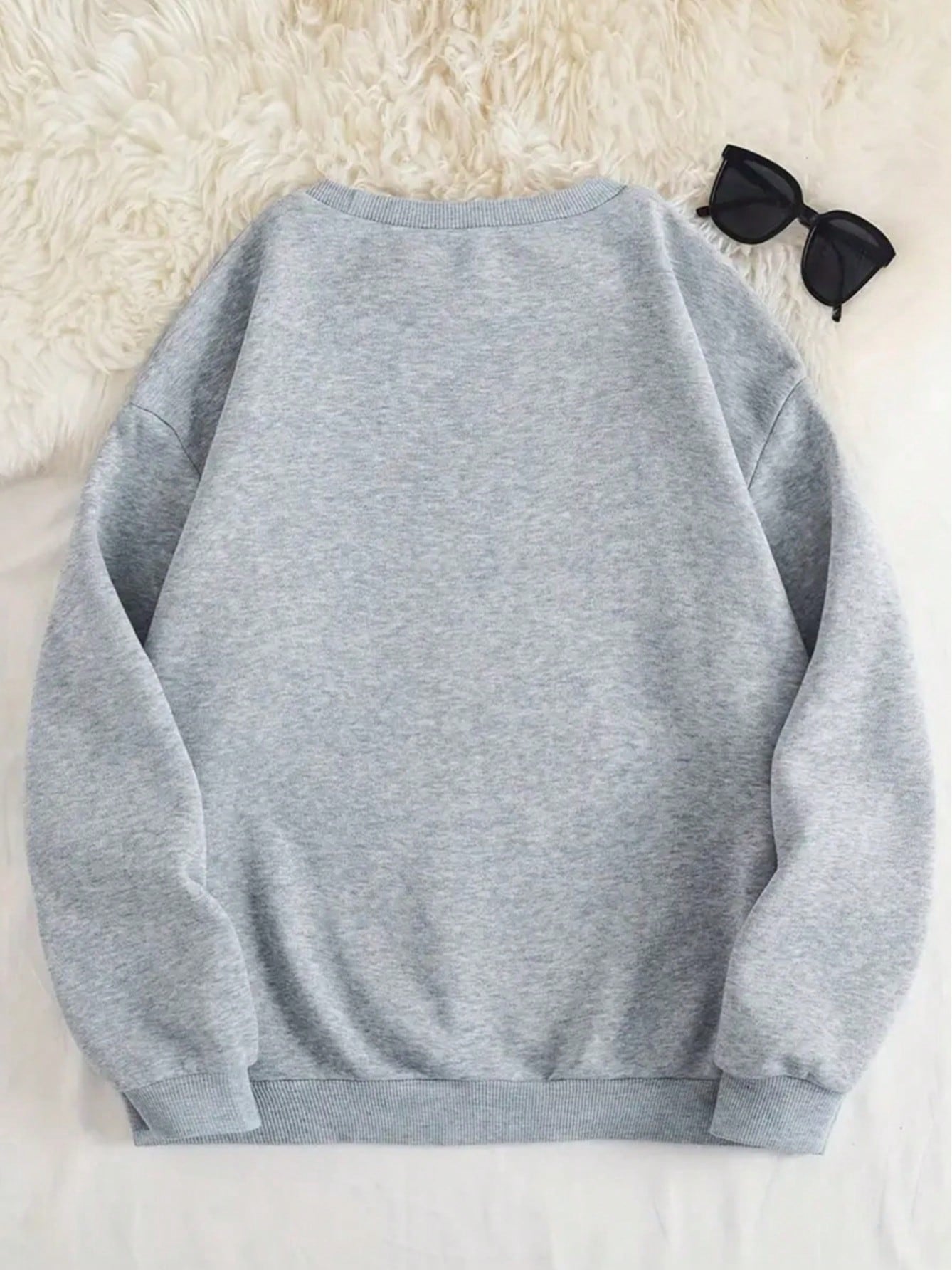 Women's Plush Love Letter Sweater