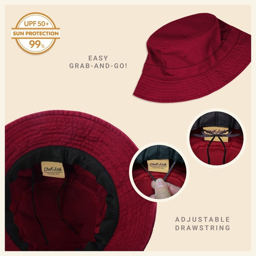 Classic Cotton Bucket Hat for Summer – Lightweight Cotton Sun Hat