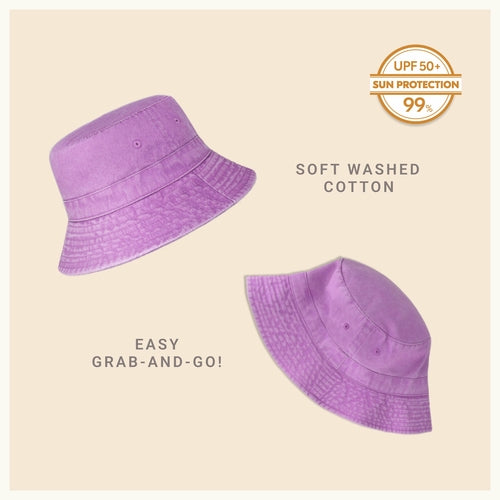 Classic Cotton Bucket Hat for Summer – Lightweight Cotton Sun Hat