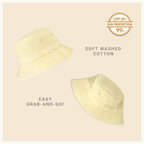 Classic Cotton Bucket Hat for Summer – Lightweight Cotton Sun Hat